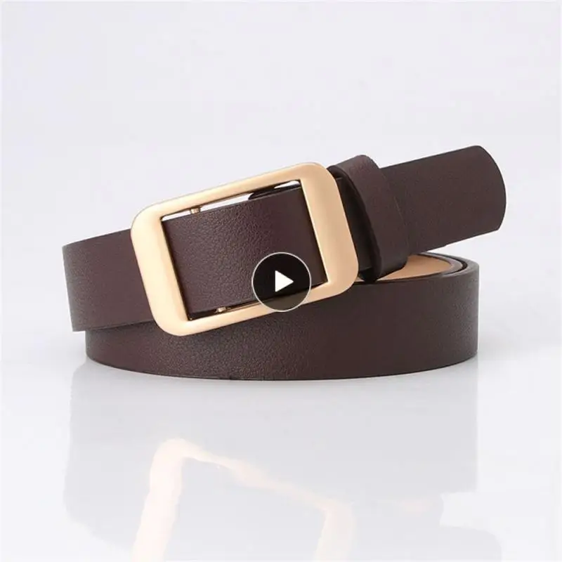 Alloy Material Minimalist Belt Japanese Style Buckle Not Easily Fading Jeans Belt Raise The Waistline Versatile Belt Female