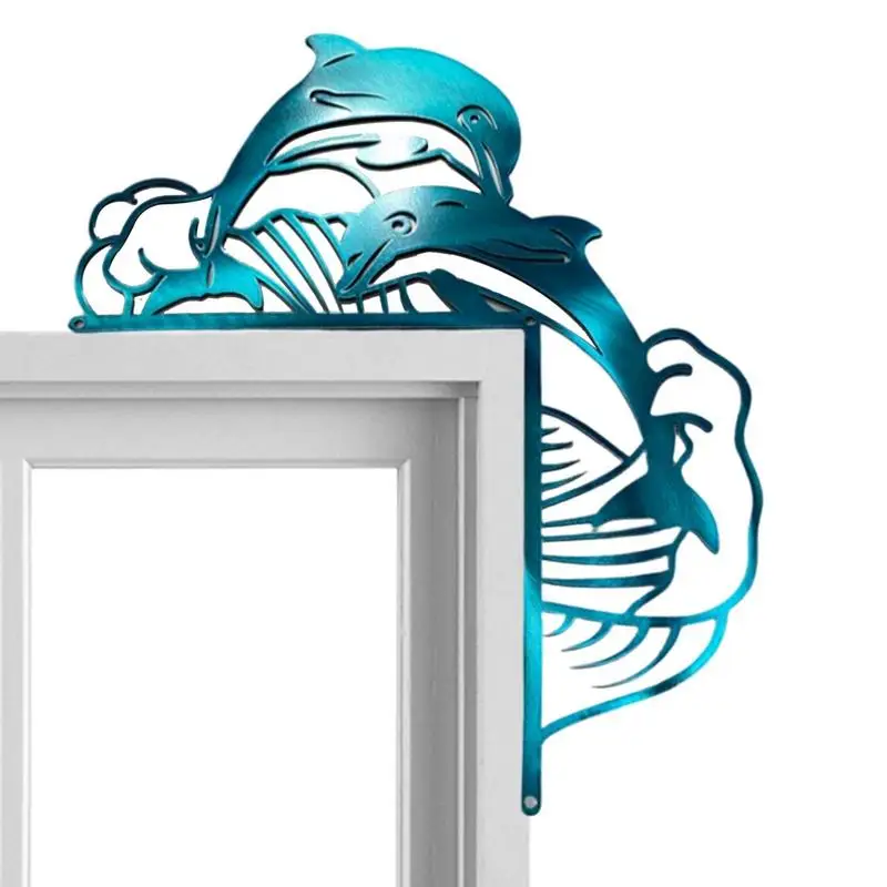 

Door Crawler Metal Octopus Sea Turtle Door Crawler 2D Sturdy Ocean Theme Door Frame Decorations For Counter Home Table Door Wall