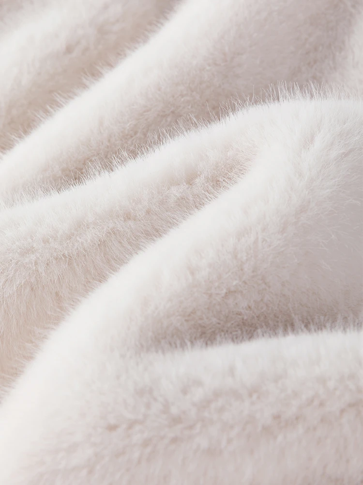 FSLE офисная женская короткая куртка из искусственного меха для женщин новогодняя