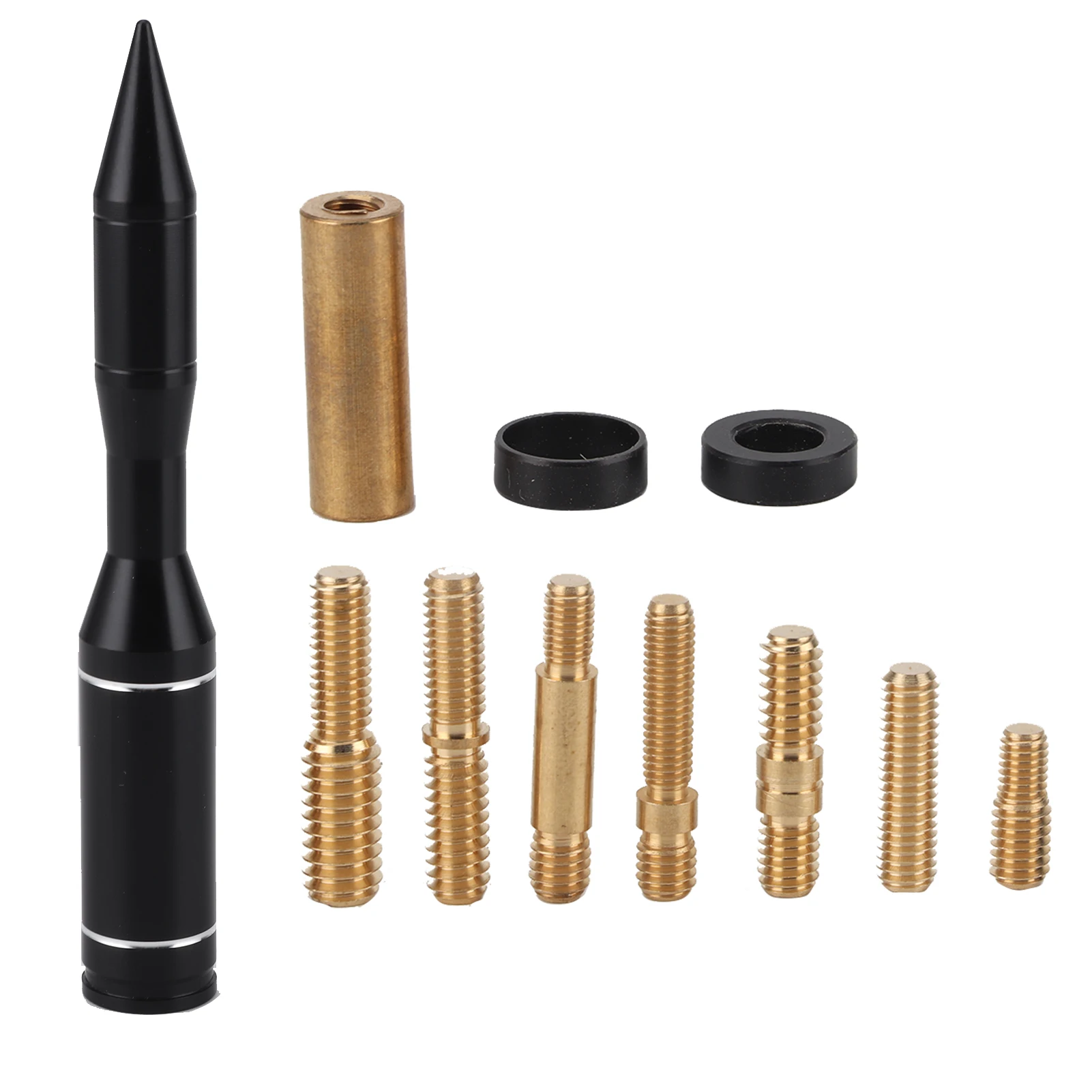 

5.43in Short Antenna Mast with Mounting Adapters Accessory Fit for Dodge RAM/Dakota/Durango