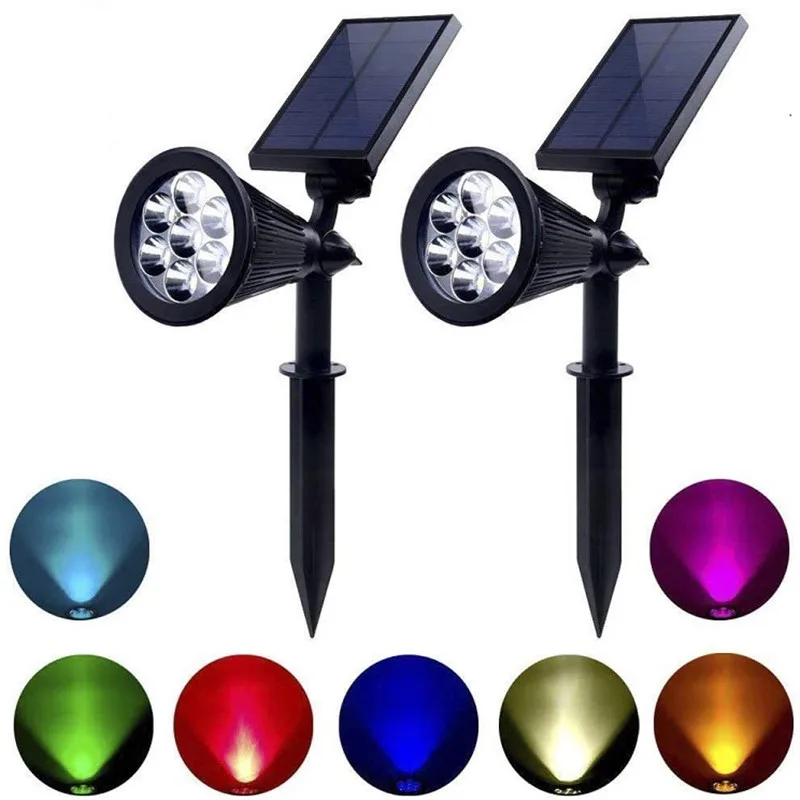

Solar Lamp Outdoor Led Solar Spotlight Adjustable Garden Solar Light Waterproof Lawn Lamp Garden Decoration Outdoor Solar Lights