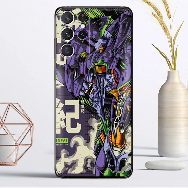 

Neon Genesis Evangelion EVA Spain Phone Case For Samsung Galaxy S22 S21 S20 Ultra FE 5G S22 S10 10E S9 Plus Liquid Silicon