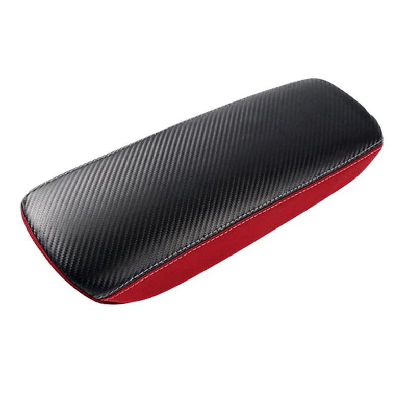 

Car Carbon Fiber Center Console Lid Armrest Box Leather Protective Cover Cushion Pad For Toyota Aqua 2021 2022