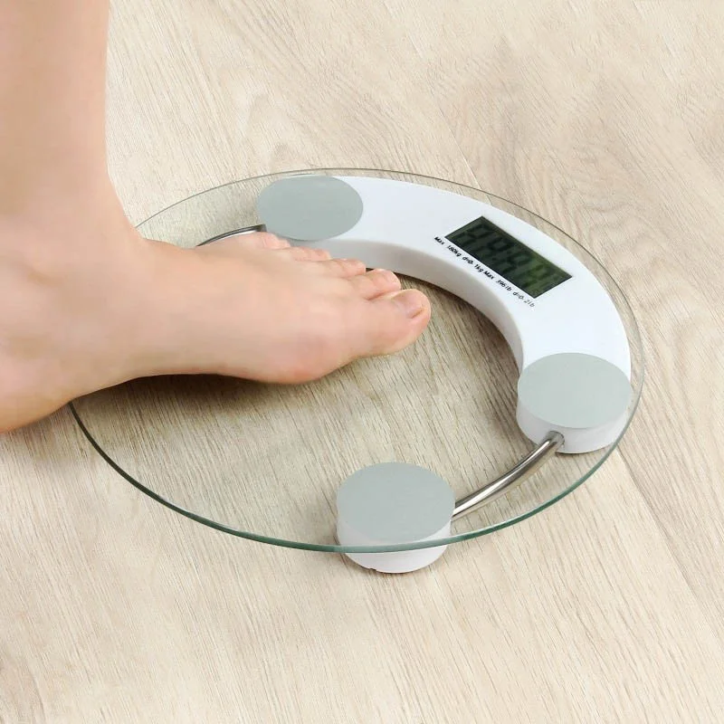 180kg/100g 26CM Home Human Body Electronic Weighing Scale Electronic Health Scales Weighing Glass Scale Personal Scales