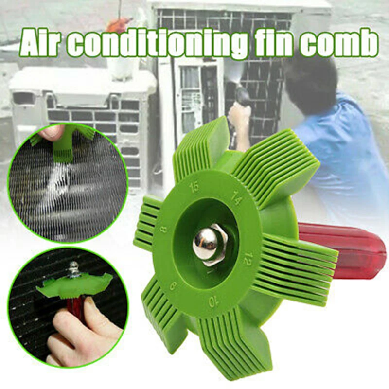 

Universal Radiator Fin Repair Comb Air Conditioner Car Cooling Condenser Comb AC Cleanning Brush Evaporator Cooler Repair Tools