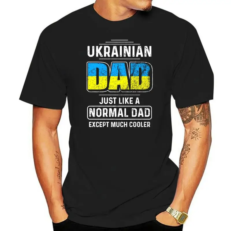 

Ukrainian Dad T-shirt Gift for Dad, Ukraine Ukrainian T Shirt Father Day Gift Summer The New Fashion for Short Sleeve