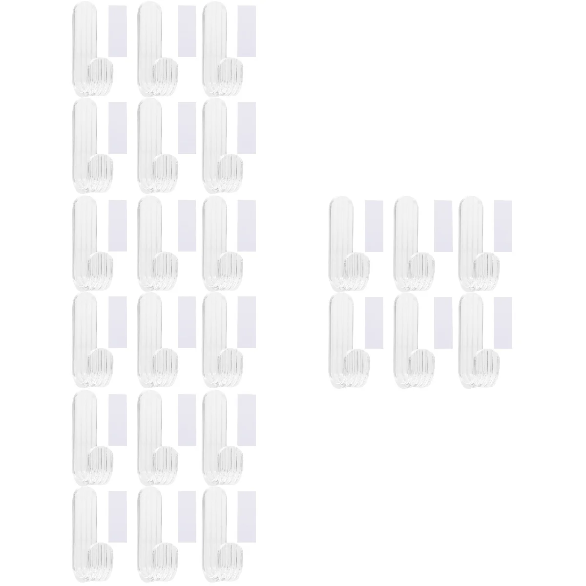 

24 Adhesive Hooks Wall Hooks on Hooks Multipurpose Hooks