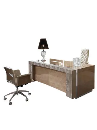 

The boss desk light luxury desk the boss desk modern simple paint book desk and chair home study
