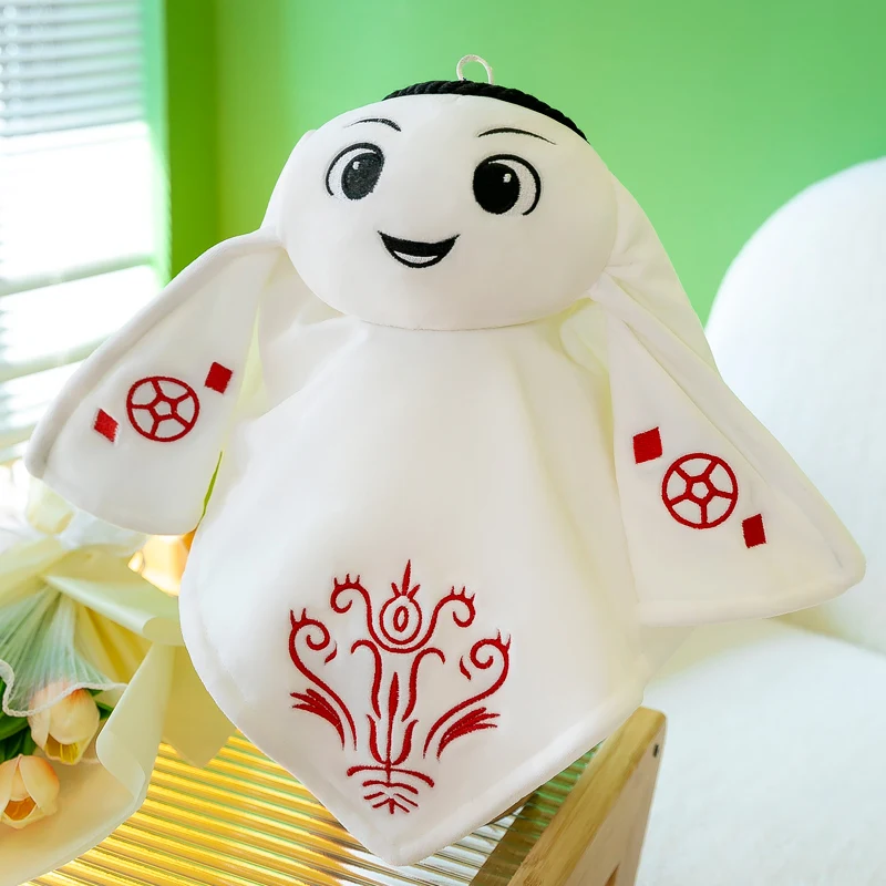 

2022 Qatar World Cup Mascot La'eeb Plush Doll Doll Souvenir Couple Gift Toy