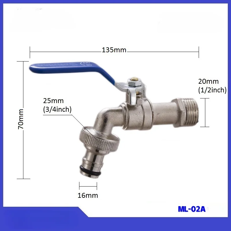 

Садовый рычажный кран из цинкового сплава