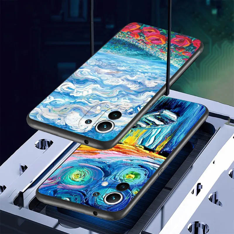 Фото Чехол с рисунком Ван Гога для Xiaomi Mi 10 12X 12S 12 Pro 11 Lite 10T 11X 11i 11T 10S 11 Ultra 11T, черный мягкий чехол №2