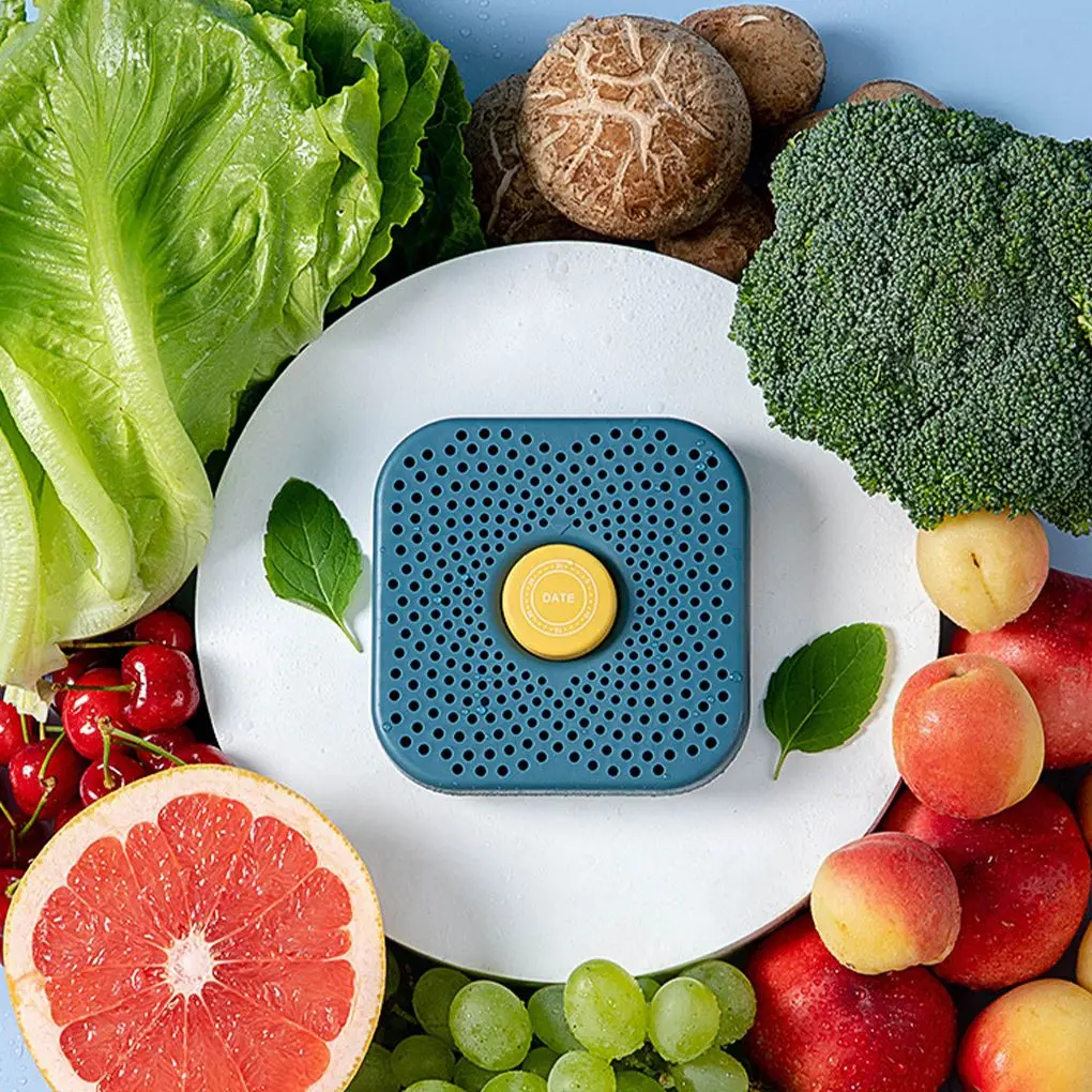 

Fridge Odor Remover Case Refrigerator Activated Bamboo Charcoal Date Indicator Deodorant Air Fresh Drawer Wardrobe Home Supplies