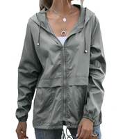 2022 womens jacket hoodie waterproof windbreaker outdoor jackets zipper windbreaker pullover lightweight tops oversized