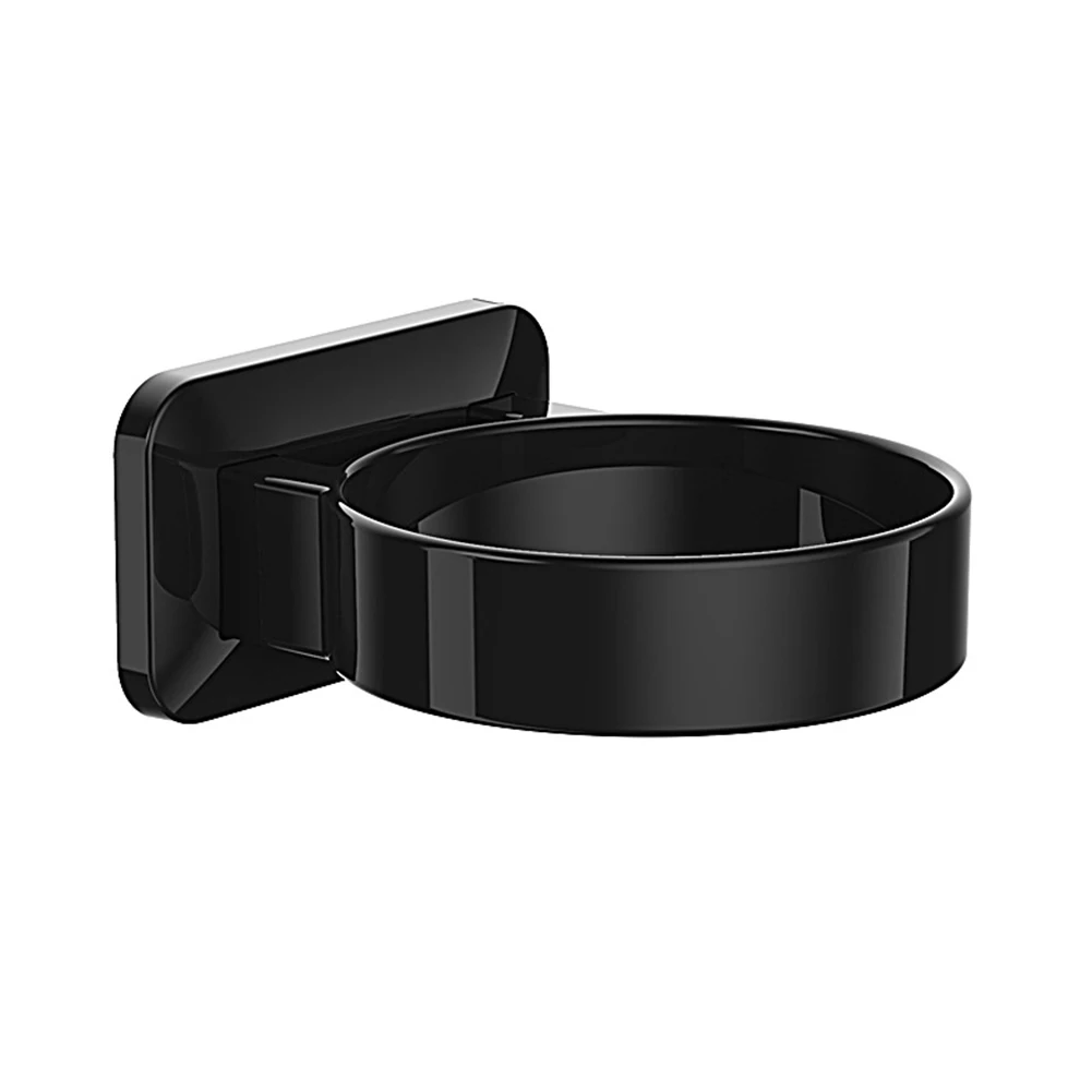 

1Pc Hair Dryer Holder Wall Mount Storage Rack Plastic 107*51mm Size 91 Mm Outside Diameter Home Storage Lightweight Anti-rust