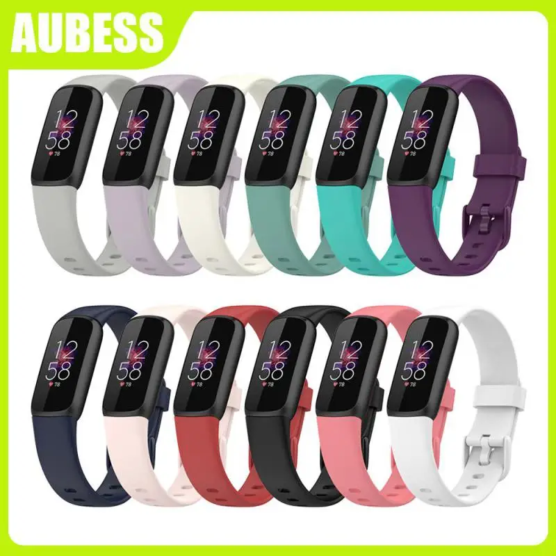 

Watch Strap Waterproof Smart Accessories Silicone Strap Sweatproof Smart Bracelet For Fitbit Luxe Watchband