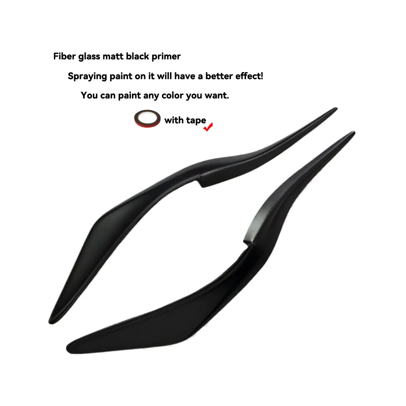 

Крышка фары из углеродного волокна для Lexus IS300 200t 250 F-Sport 2013-2016 Волокно из стекла FRP Наклейка на переднюю лампу автомобиля с бровями