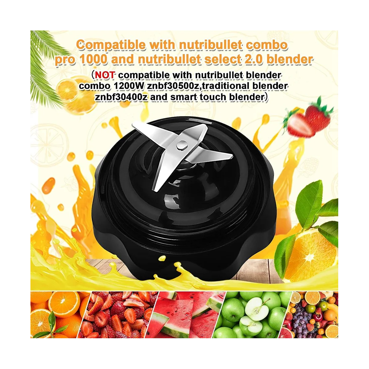 Лезвие блендера 24 унции Cup Pro 1000 для Nutri-Bullet Combo и Select 1200 Вт основание двигателя