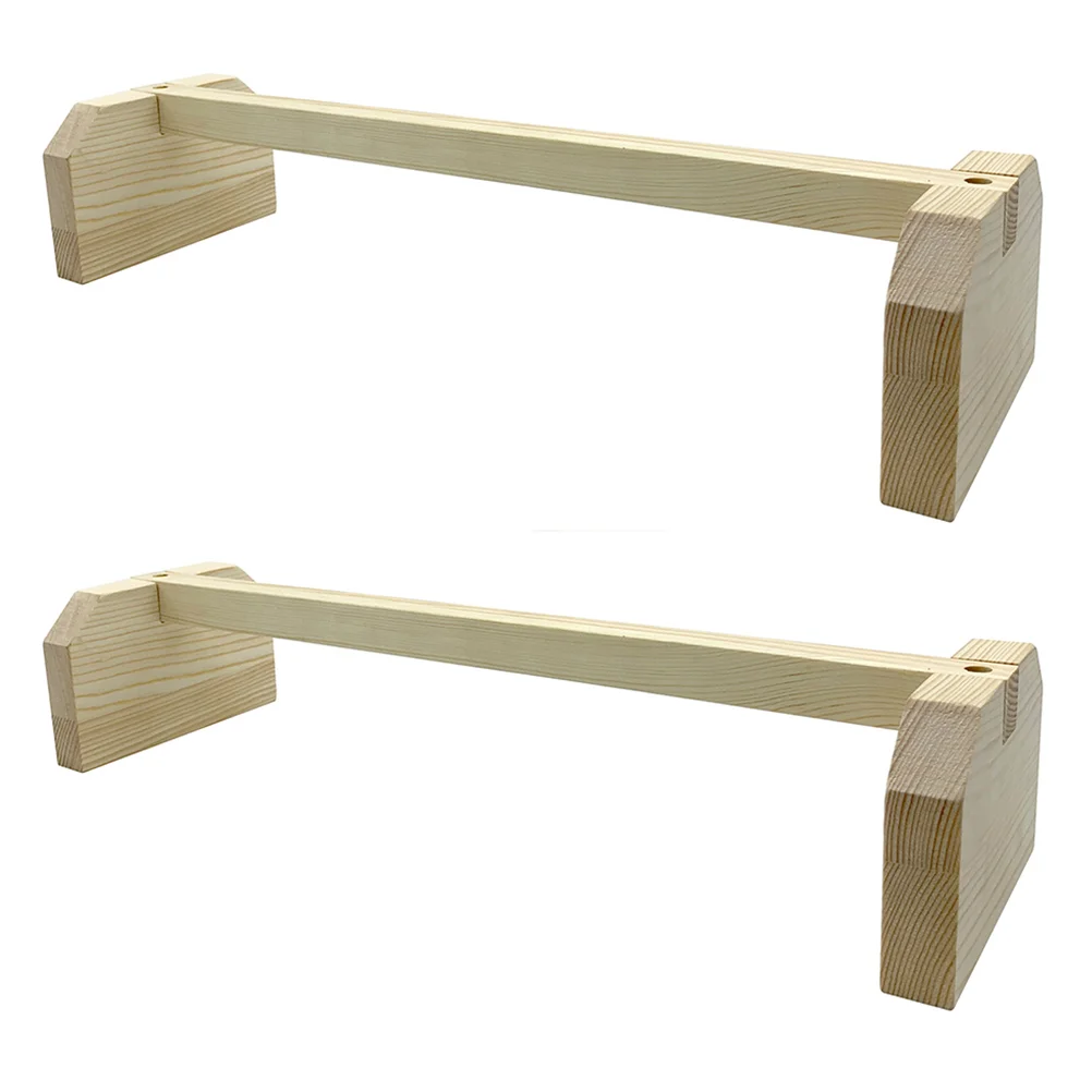 

2pcs Bird Perch Stand Rack for Chicken Pet Parrot Wood Stand Bird Cage Accessory