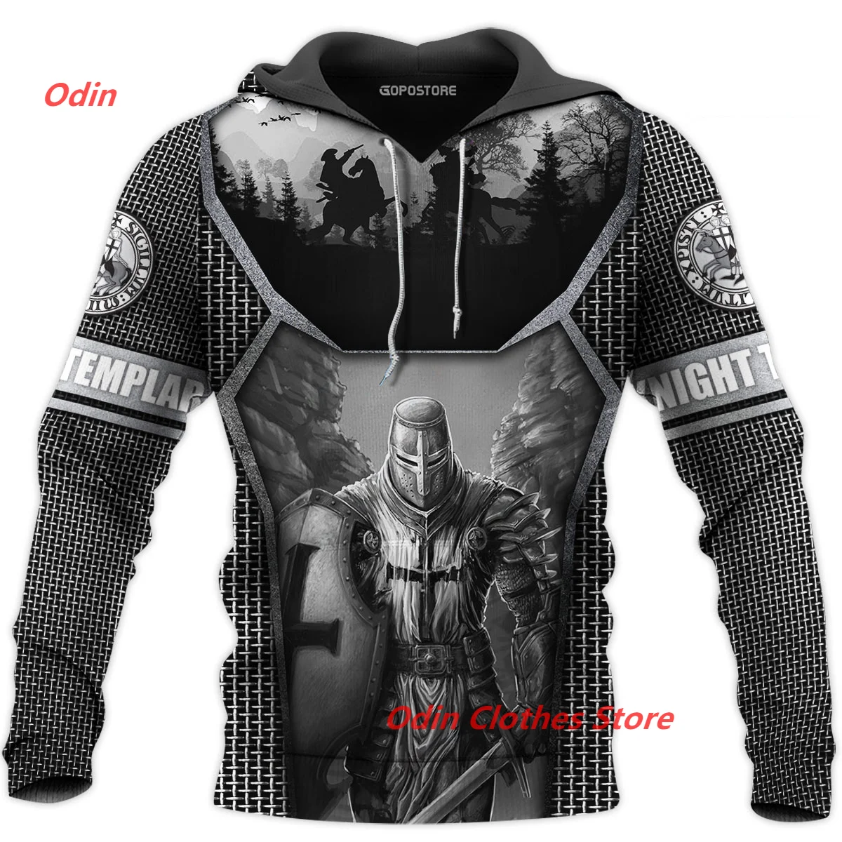 Рисунок 2 - Толстовка Templar мужская с капюшоном