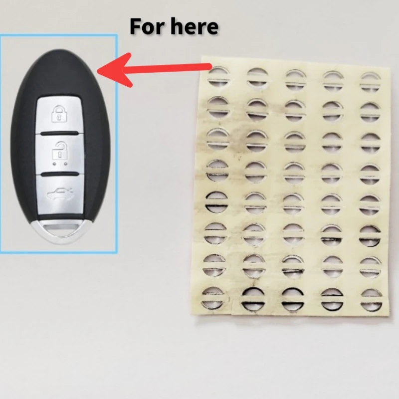 

Логотип эмблемы «сделай сам» для наклейки на дистанционный ключ Nissan, размер 13 мм