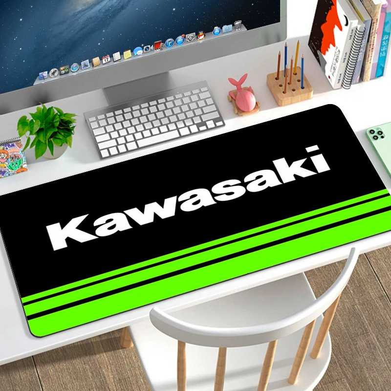 Mausepad Kawasaki Mousepad Gamer Gaming Laptops Anime Mouse Pad Deskmat Rubber Mat Pc Accessories Mats Keyboard Cabinet Mause