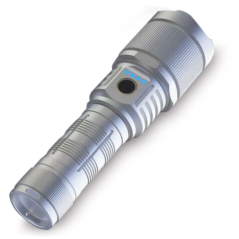 

High-power rechargeable flashlight long-distance lighting artificial objects
