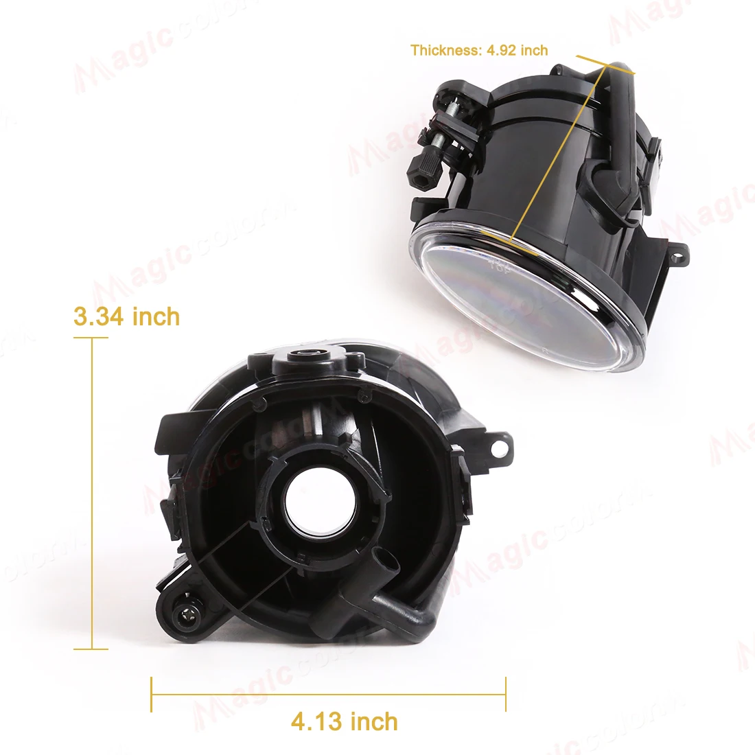 Фото Противотуманная фара галогенная без ламп для BMW E39 M5 2001-2003, E46 3 серии M3 2002-2006, номера 63177894017, 63177894018 №3