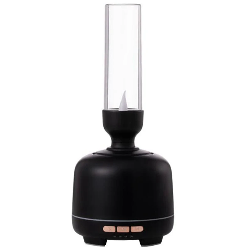 

Candle Aromatherapy Diffuser Dual Nozzle Air Humidifier Mist Maker LED Lamp Aroma Essential Oil Diffuser EU Plug