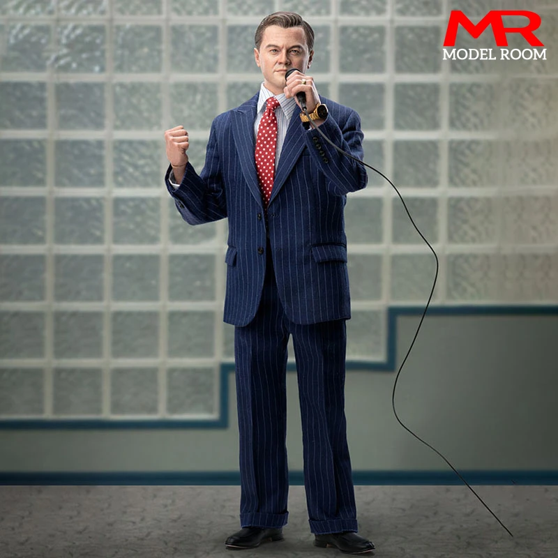 

Mars Toys MAT007 1/6 Wall Street Mr. Jordan Leonardo DiCaprio Action Figure Model 12'' Male Soldier Action Doll Full Set Toy