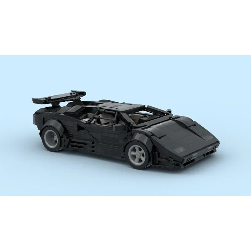 MOC-59239 Black LP5000 Новый супергоночный спортивный автомобиль строительный блок модель