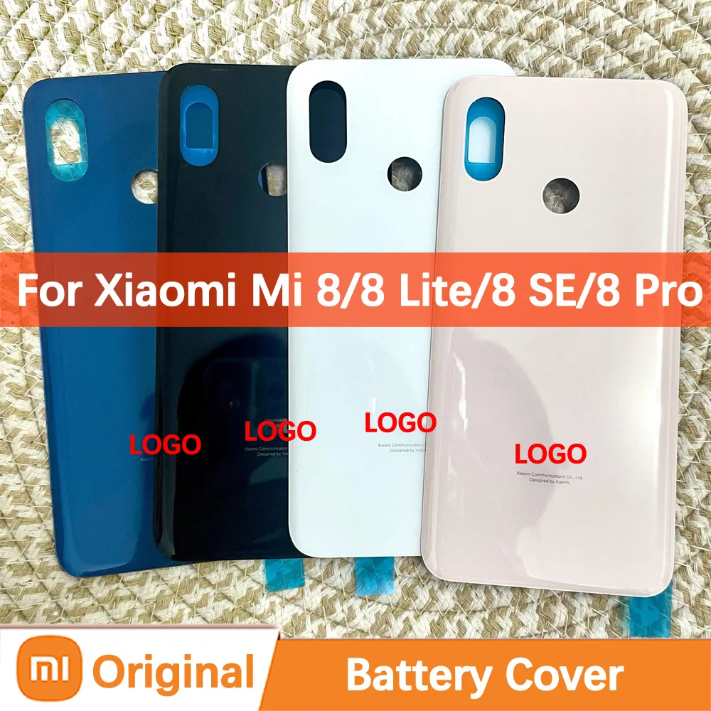 Оригинальная замена задней крышки дверцы корпуса для Xiaomi Mi 8 задняя крышка