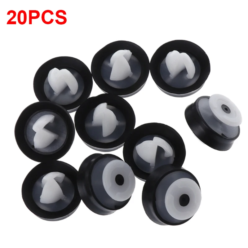 

Portable Interior Door Card Trim Panel Clips 20pcs Universal Durable Plastics Clips Practical Car Interior Door Fastener