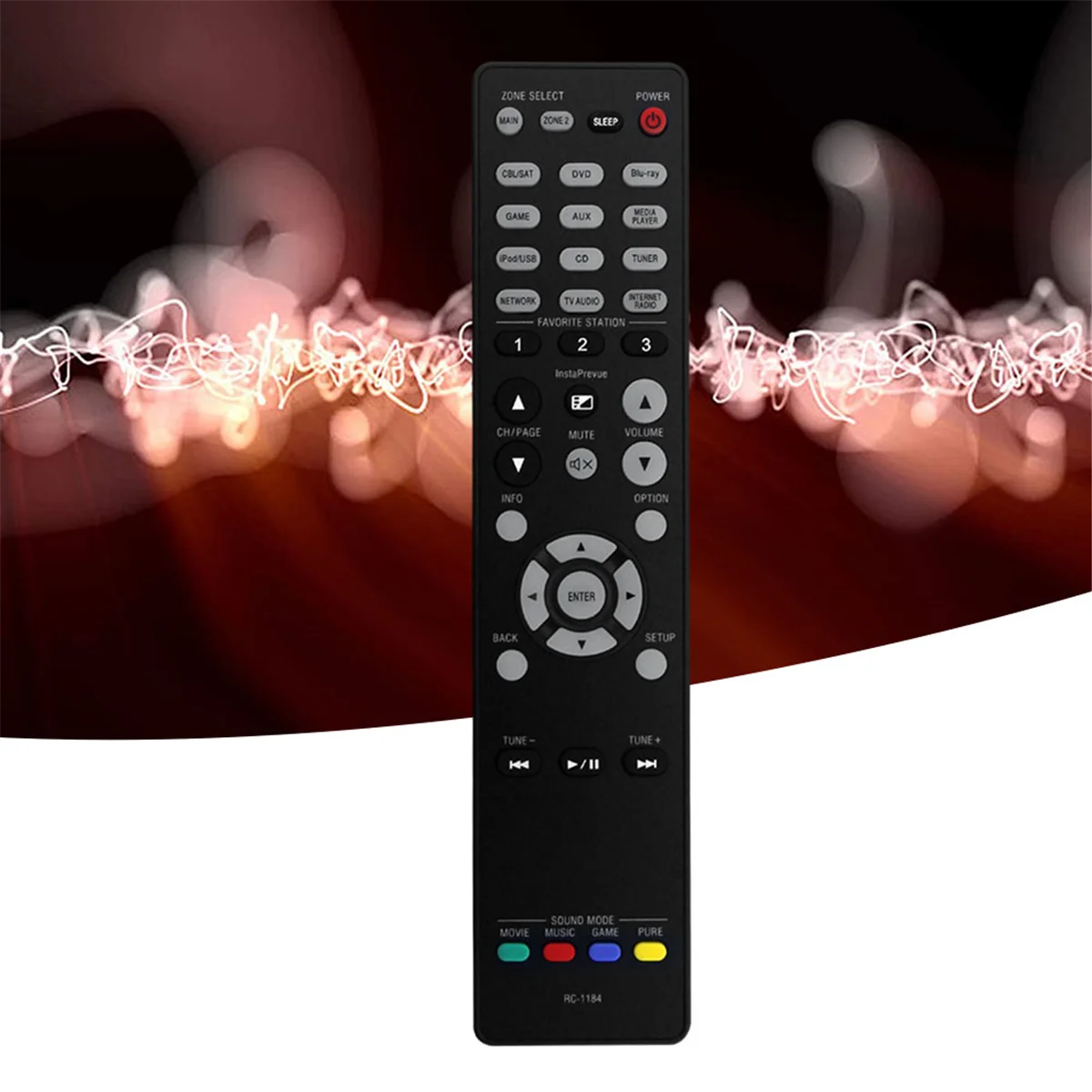 Запасной телефон дистанционное управление для Denon AV аудио-видео ресивер RC-1184 AVRX3000