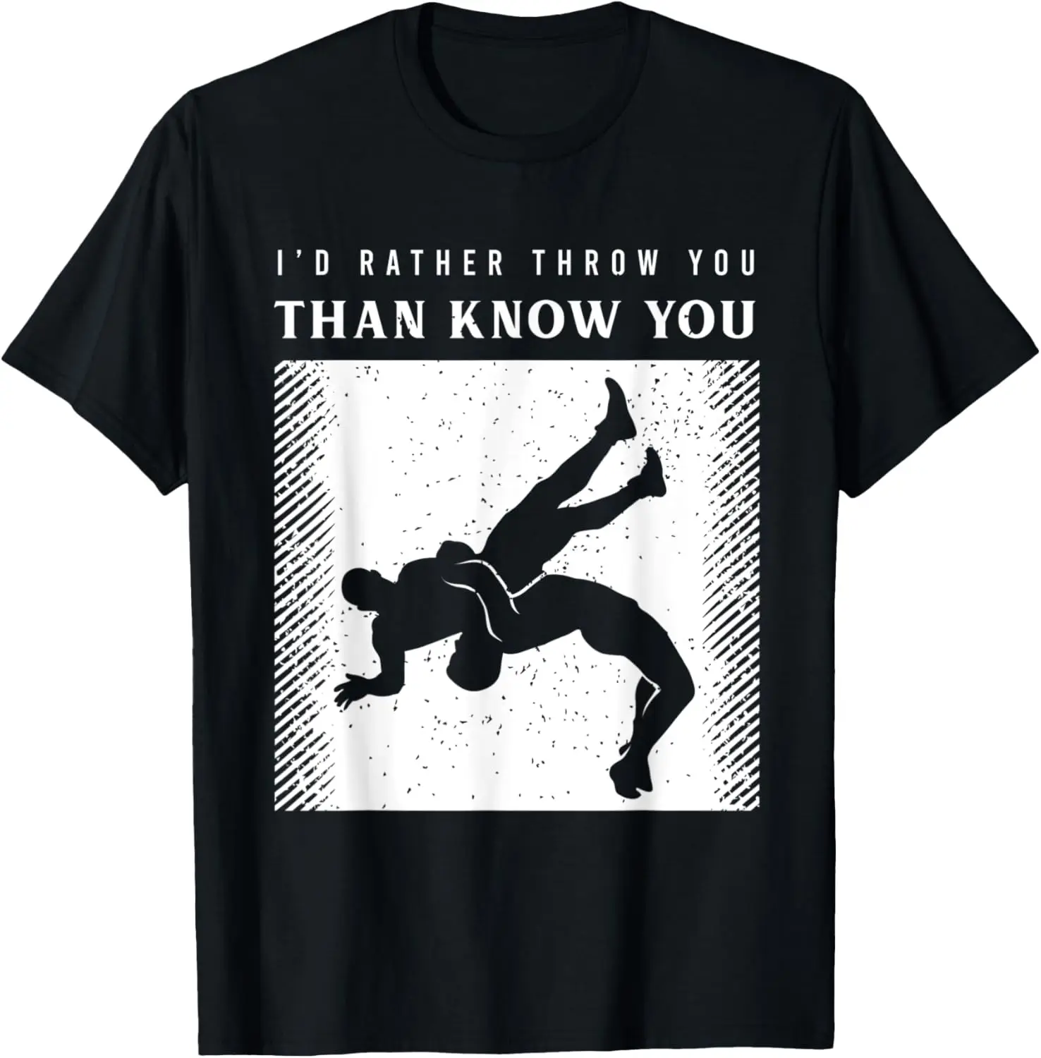 Футболка Wrestler Saying Хлопок