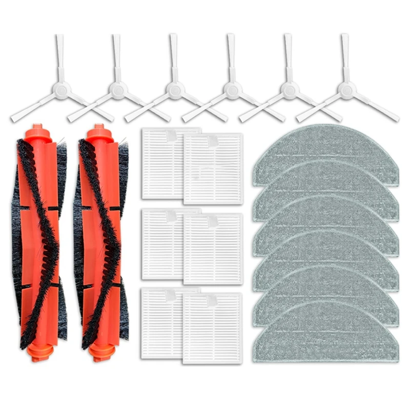 

For Xiaomi Robot Vacuum E10, E12, B112 Replacement Parts Side Brush Hepa Filter Mop Rag Spare Parts Accessories