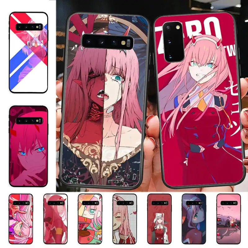 

MaiYaCa Zero Two Anime Phone Case For Samsung S 9 10 20 21 22 23 30 23plus lite Ultra FE S10lite Fundas