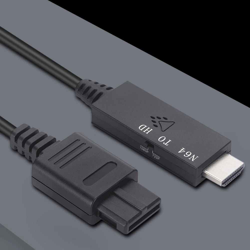 Фото Адаптер преобразователя 1 м подходит для игровых консолей Nintendo 64 в HDMI-совместимый адаптер Plug and Play для SNES/NGC/SFC №3