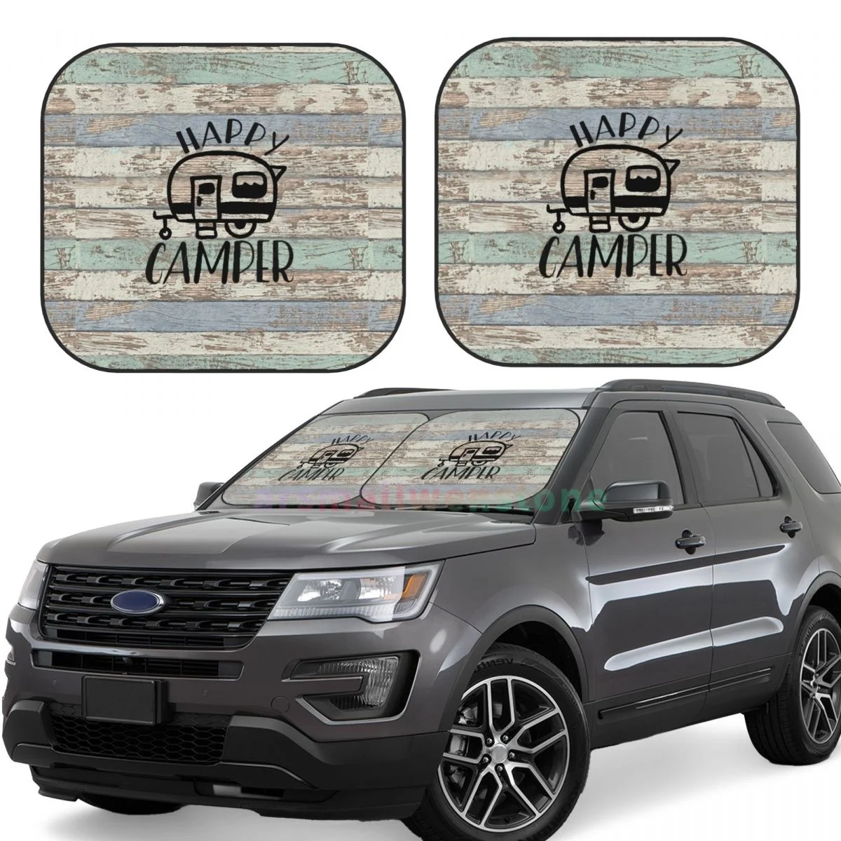 Светоотражающий солнцезащитный козырек для кемпера подходит небольших седанов