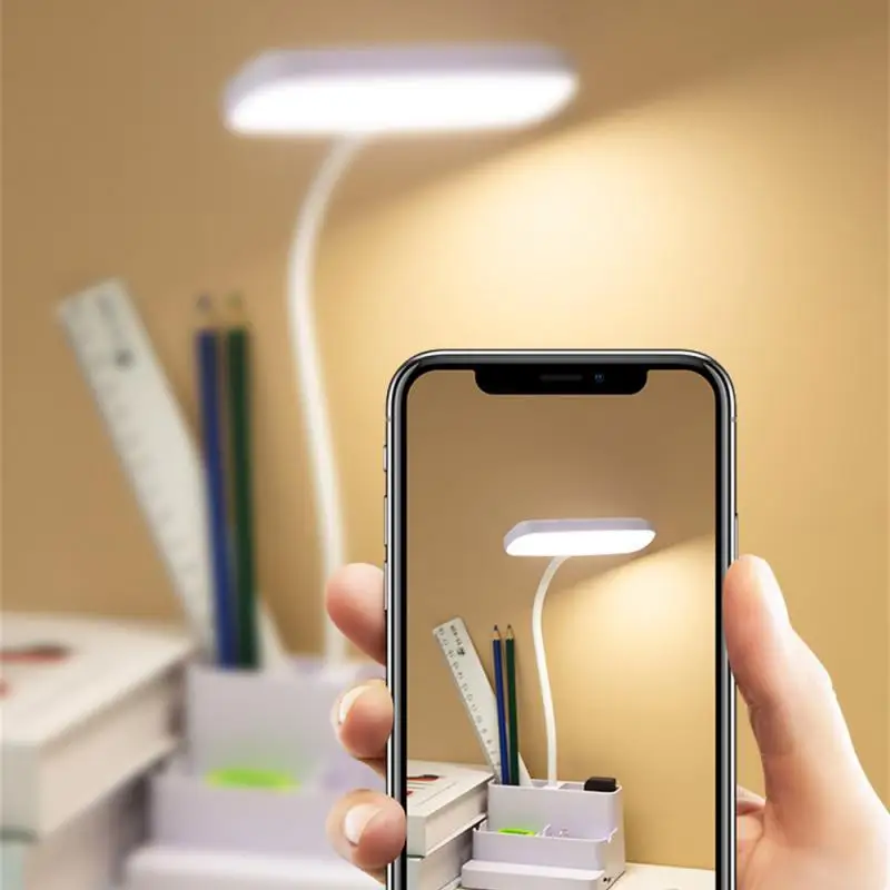 

With Pen Holder Led Light For Student Dormitory Bedroom Night Light Usb Rechargable Special Gift Table Lamp Lighting Supplies