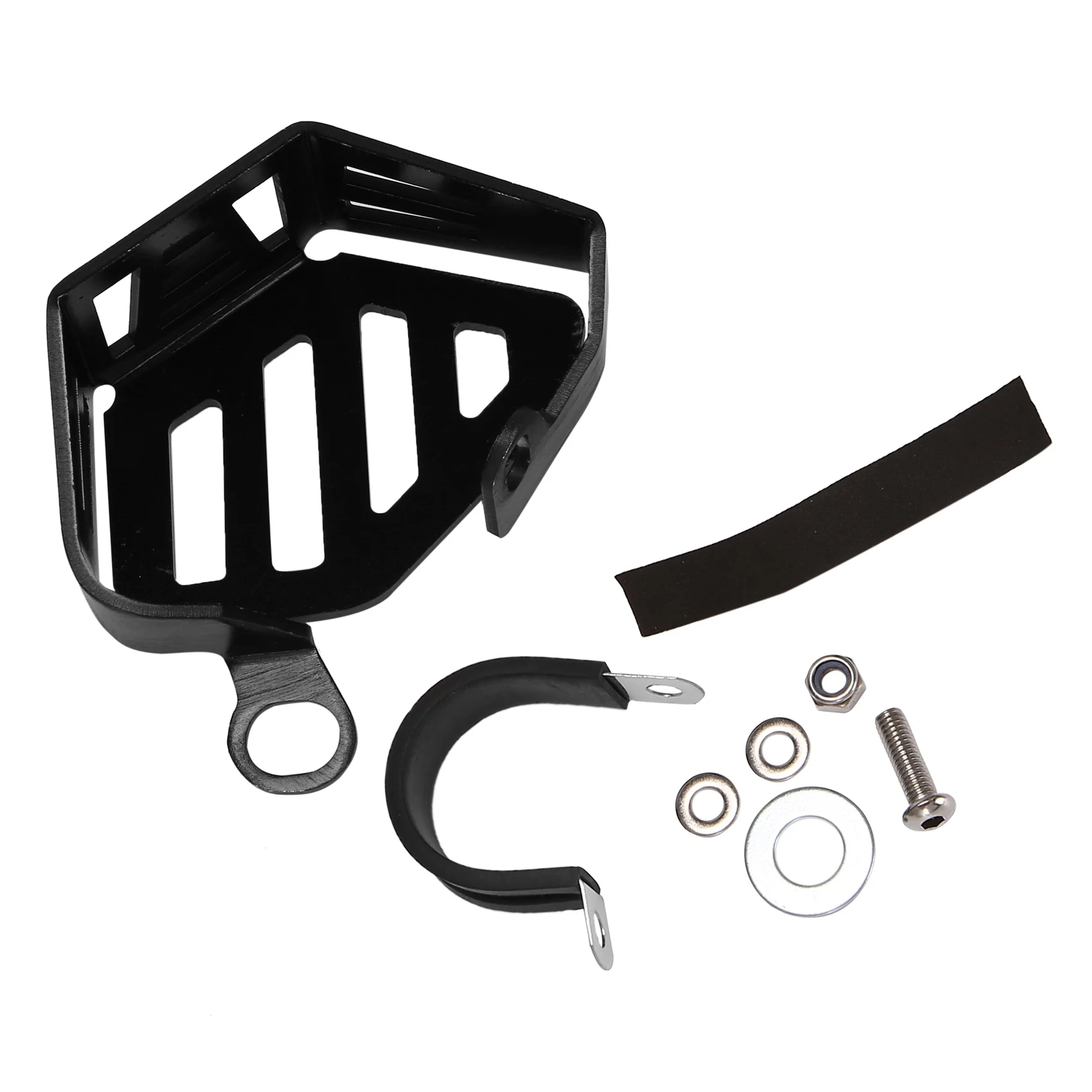 

Black Front Brake Reservoir Clutch Oil Cup Guard Protector Cover For-BMW R1200GS R1250GS Adv R Nine