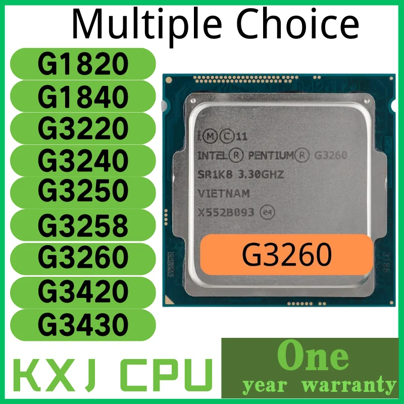 Процессор Intel Pentium G3260 g3260 G1820 G1840 G3220 G3240 G3250 G3258 двухъядерный процессор SR1K8 3,3 ГГц 3 Мб LGA1150 Процессор Intel Pentium G3260 g3260 G1820 G1840 G3220 G3240 G3250 G3258 двухъядерный процессор SR1K8 3,3 ГГц 3 Мб LGA1150