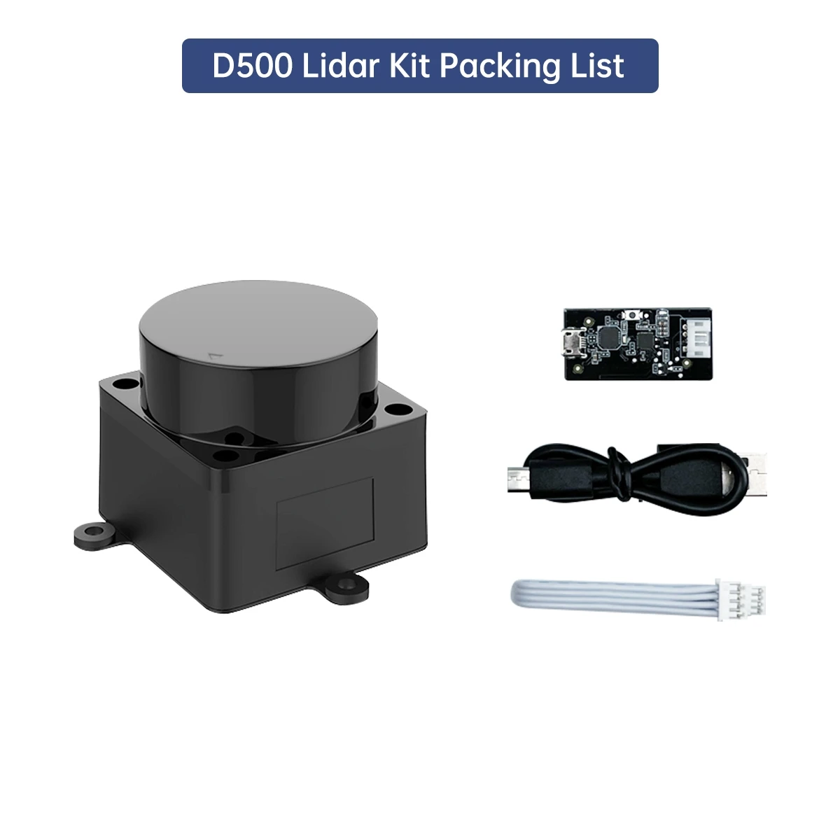 STL-19P D500 Комплект разработчика лидара 360-градусный лазерный сканер DTOF Поддержка ROS1 ROS2 Raspberry Pi Jetson Nano (art.: 3920d42c2ff82) - 3920d42c2ff82