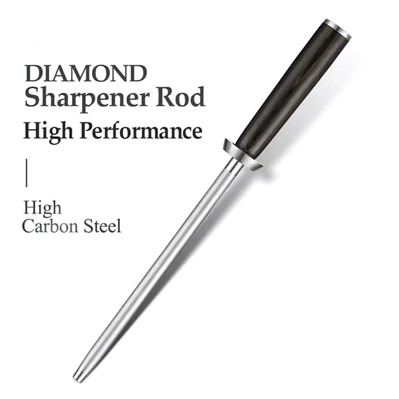 

XiaoMi XINZUO Diamond Sharpener Rod High Carbon Steel Cooking Tools For Kitchen Knives 1000 Grit Wooden Handle