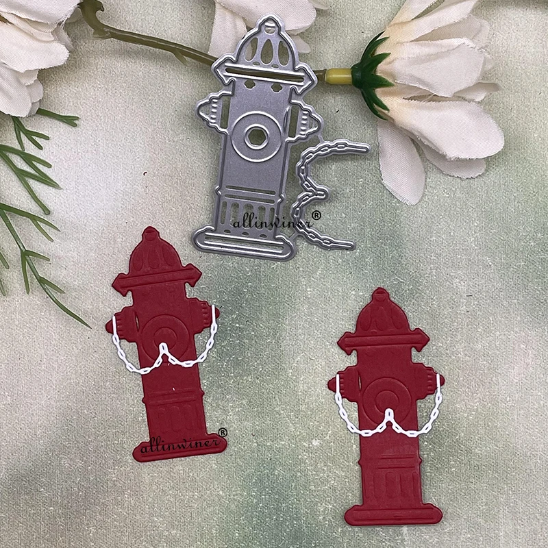 

New Fire hydrant water DIY Craft Metal Cutting Die Scrapbook Embossed Paper Card Album Craft Template Stencil Dies