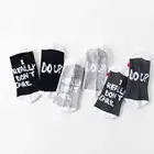 3 парлот, забавные цветные носки для мужчин и женщин, носки с буквенным принтом DO UP, I Real't CARE, забавные носки, тренд, Харадзюку, удобные скейтборд носки,боди,платье носки мужские набор, носки набор