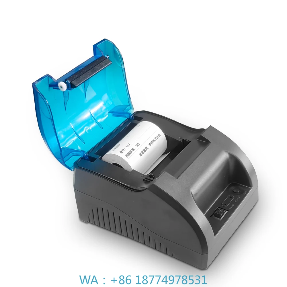 Фото Usb Bluetooth термопринтер штрих-кодов с принтеромНастройка 58 мм Android Pos система термопринтер беспроводной №1