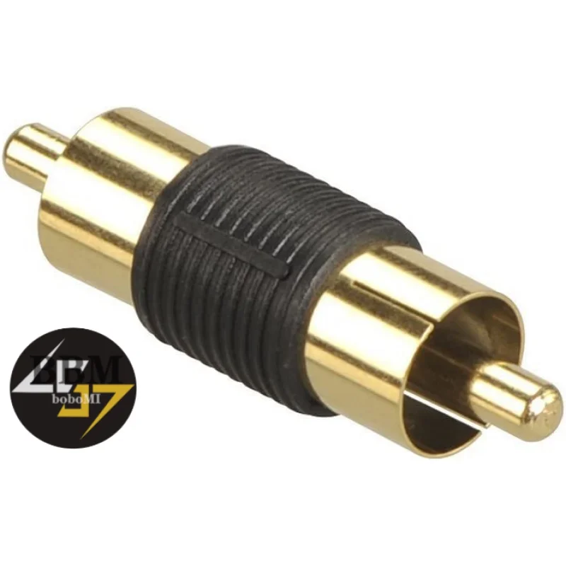 VCE позолоченный RCA штырь-штырь, фоторазъем Lianhuatou, прямой штыревой аудиоразъем для мониторинга AV