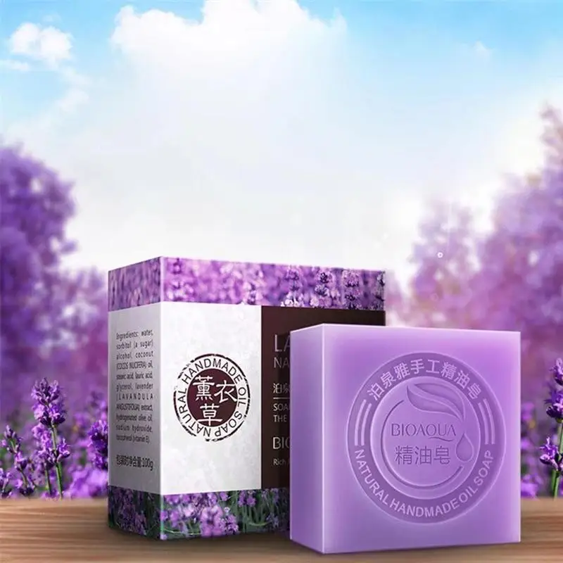 

New Lavender Essential Honey Moisturizing Cleansing Control Fungus D3J7 Bath Oil Wholesale Gentle Soap Anti J3P4