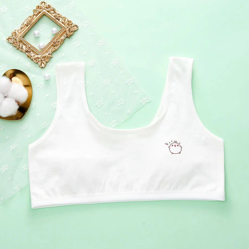 Бюстгальтер для девочек-подростков короткий топ нижнее белье жилет спортивные