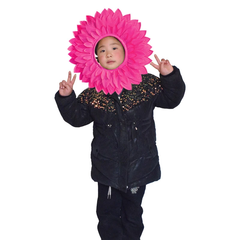 

Шапка-подсолнух Silk fabric